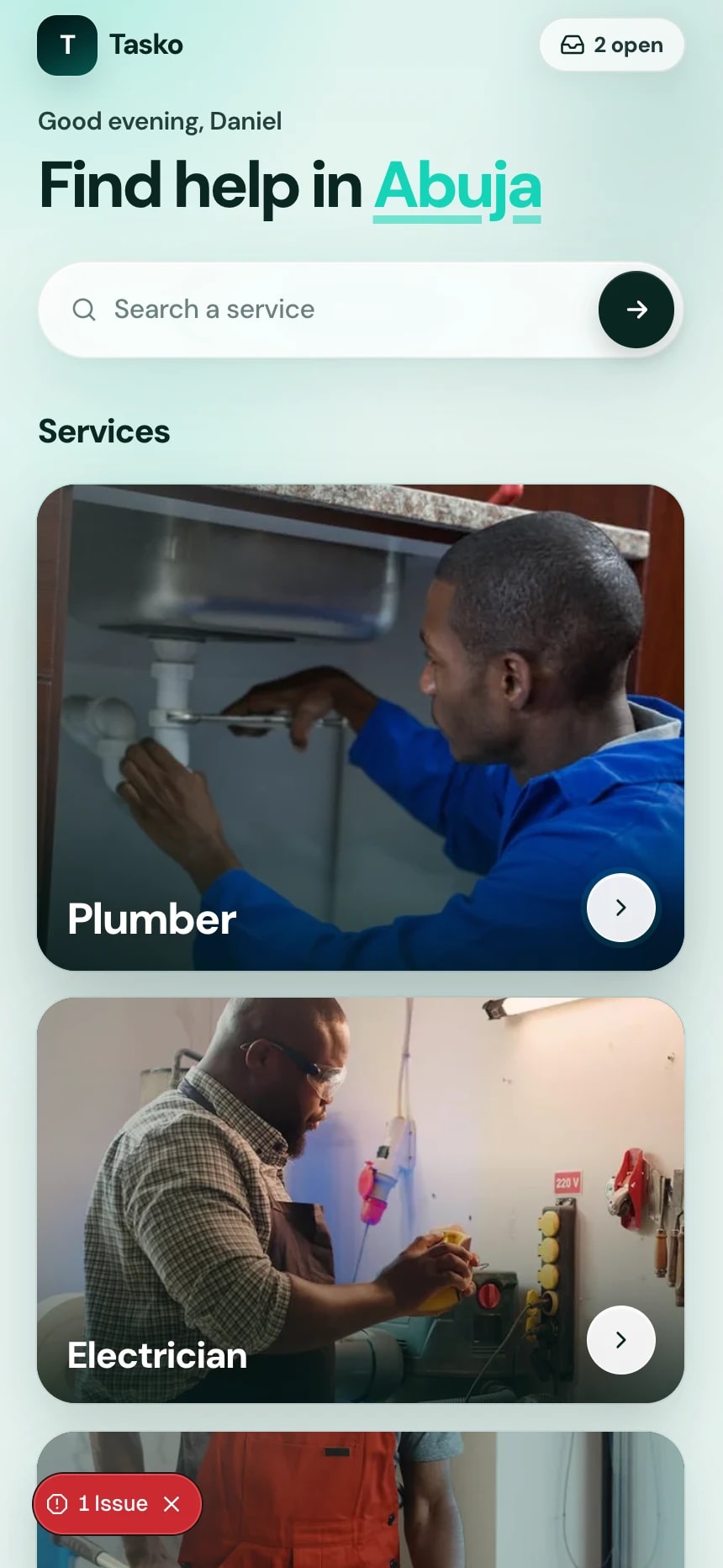 Tasko app preview
