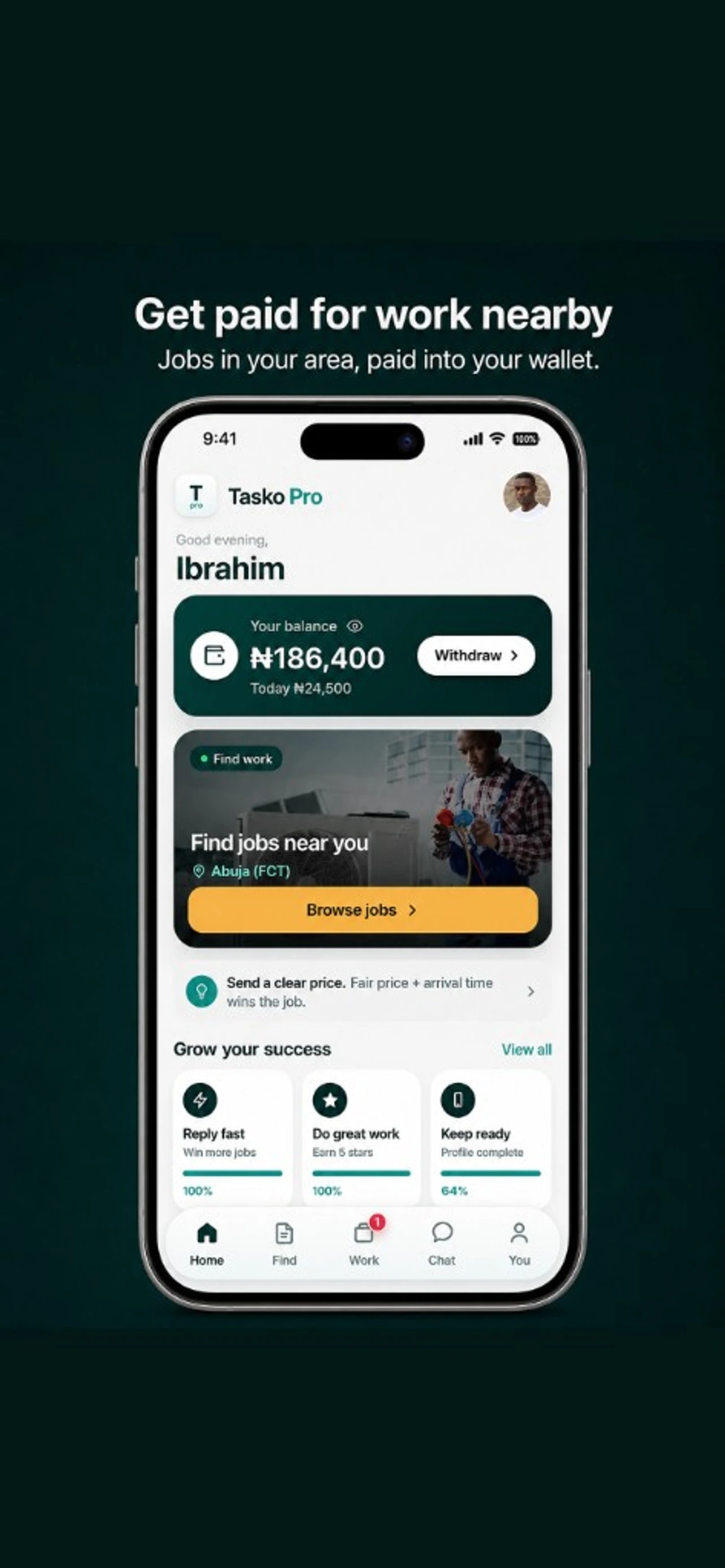Tasko Pro app preview